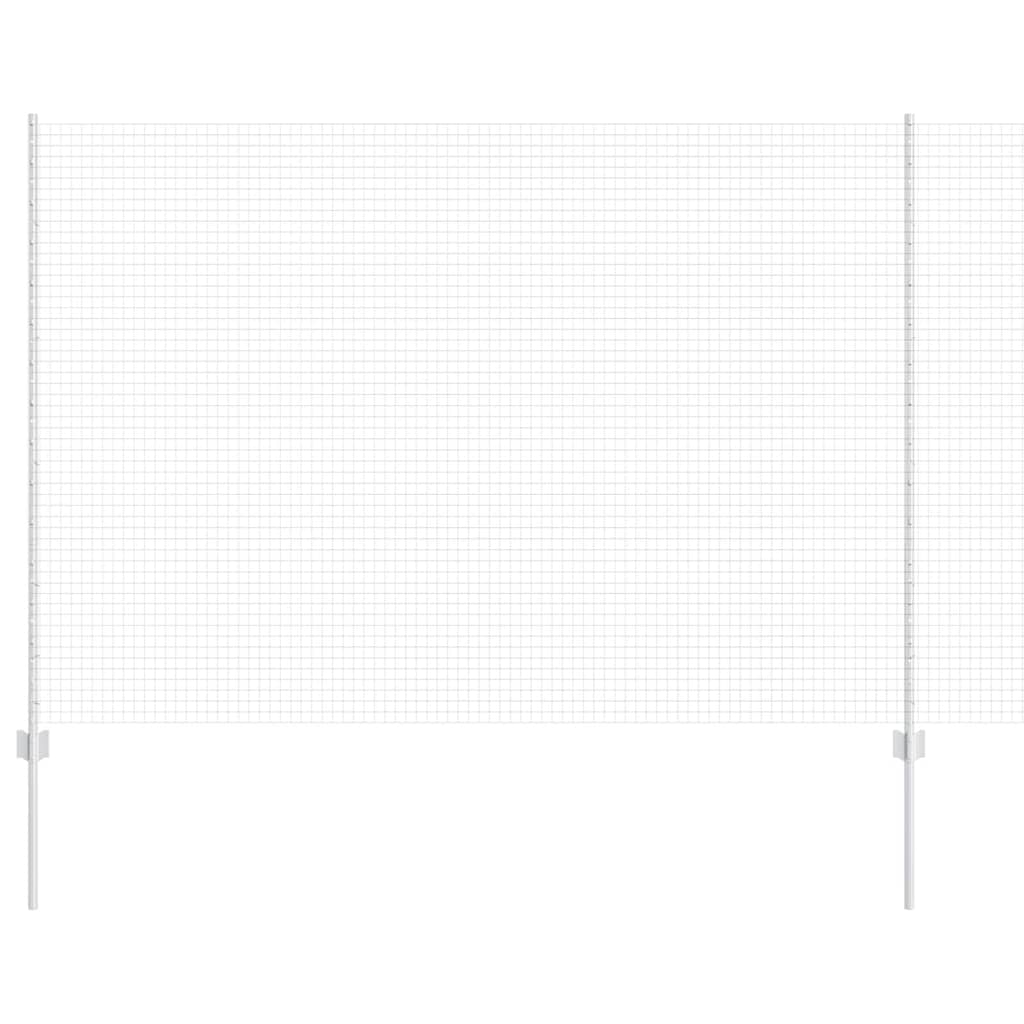 Hegesztett drótkerítés oszlopokkal 25 x 1,5 m Horganyzott Acél