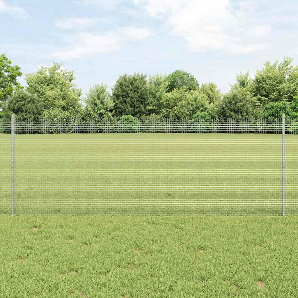 Hegesztett drótkerítés oszlopokkal 50 x 0,8 m Horganyzott Acél
