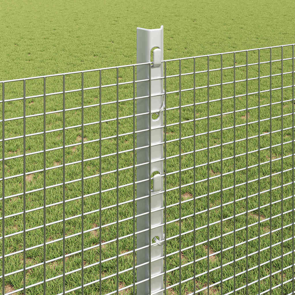 Hegesztett drótkerítés oszlopokkal 50 x 1,2 m Horganyzott Acél