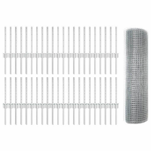 Hegesztett drótkerítés poszttal 100 x 0,4 m (Sz x M)