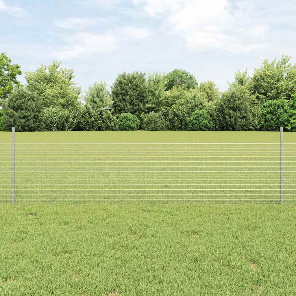 Hegesztett drótkerítés oszlopokkal 100 x 0,5 m Horganyzott Acél