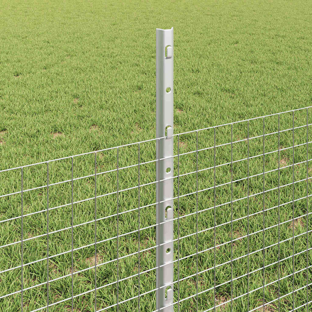 Hegesztett drótkerítés oszlopokkal 100 x 0,5 m Horganyzott Acél