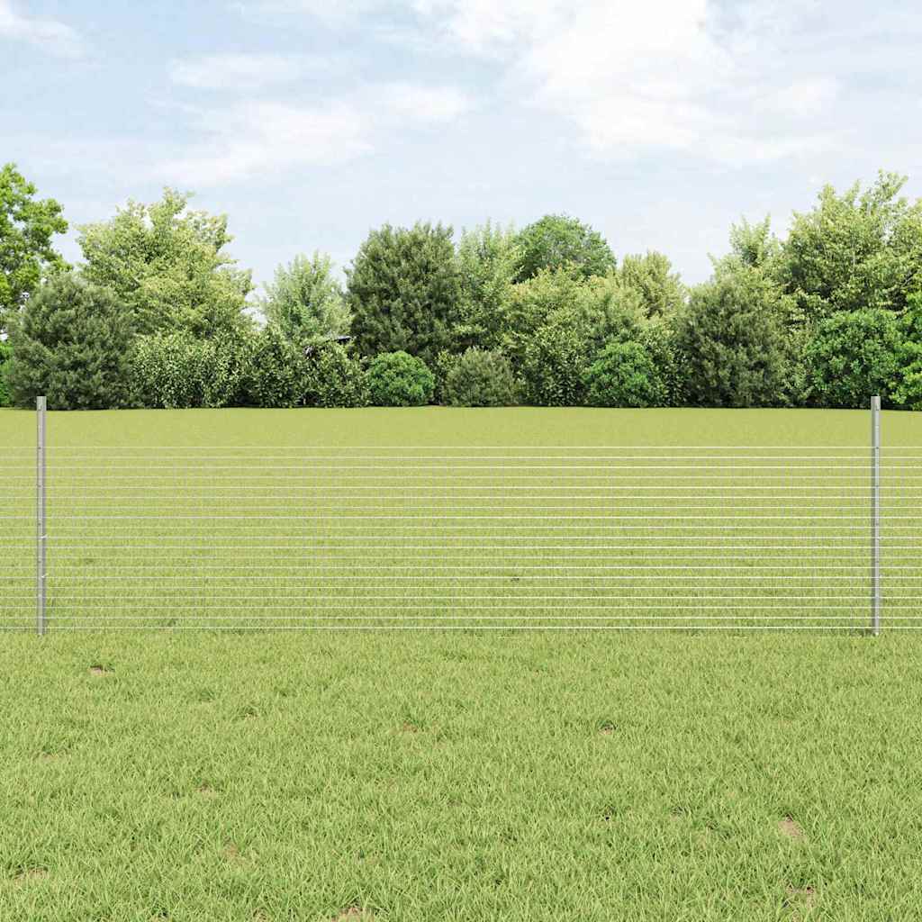 Hegesztett drótkerítés oszlopokkal 100 x 0,5 m Horganyzott Acél