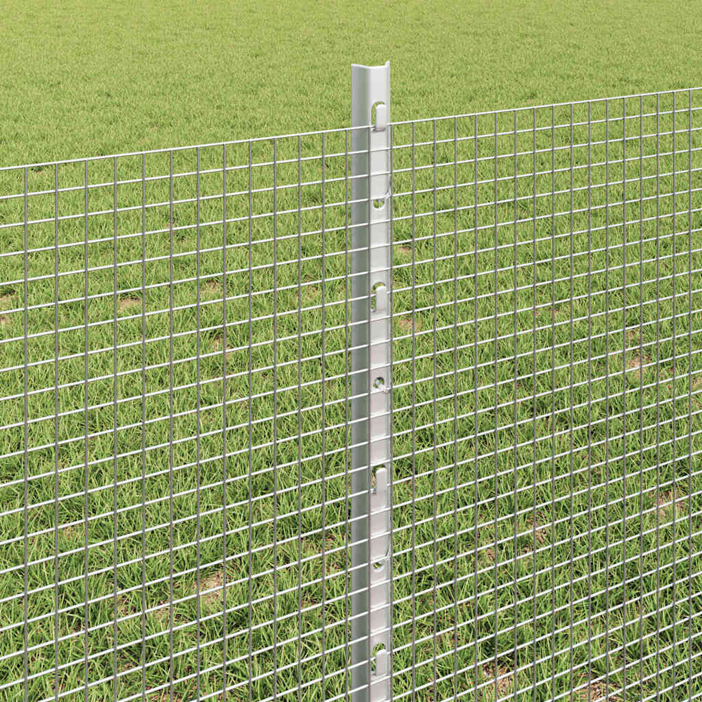 Hegesztett drótkerítés oszlopokkal 100 x 0,6 m Horganyzott Acél
