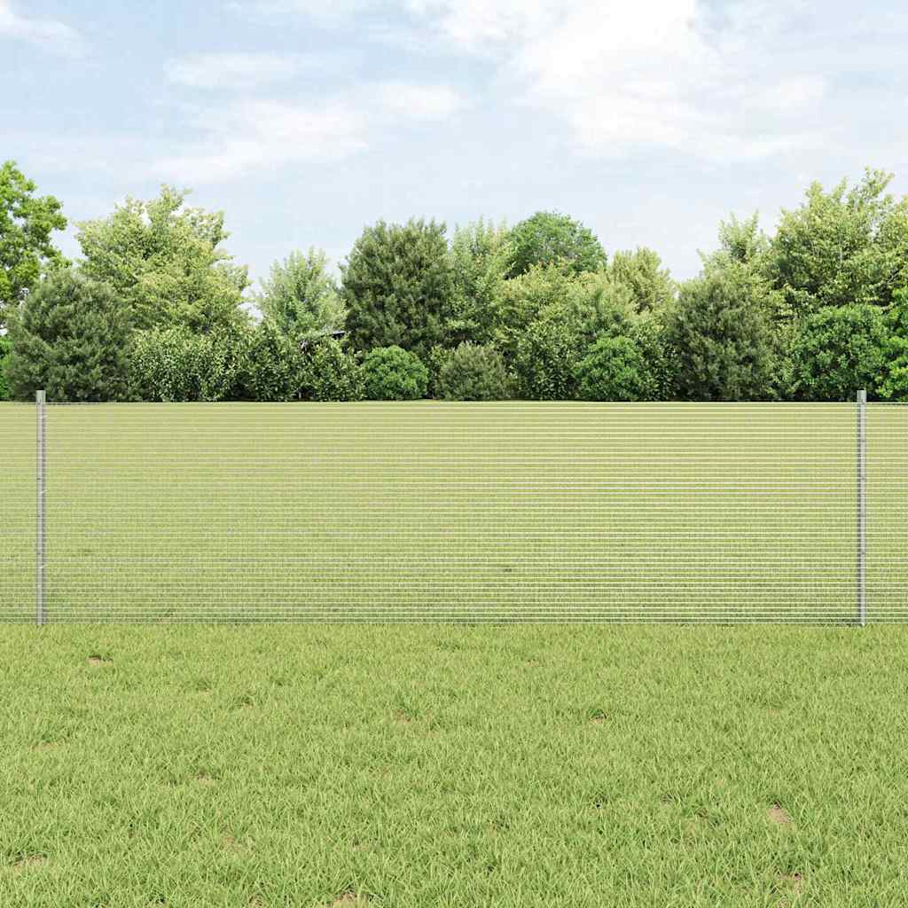 Hegesztett drótkerítés oszlopokkal 100 x 0,6 m Horganyzott Acél