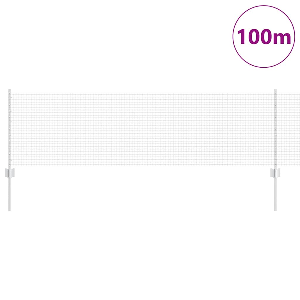 Hegesztett drótkerítés oszlopokkal 100 x 0,6 m Horganyzott Acél