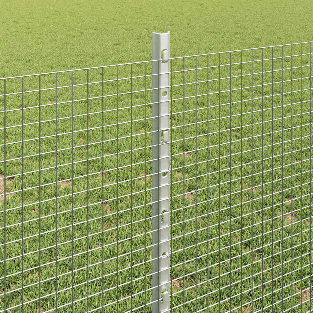 Hegesztett drótkerítés oszlopokkal 100 x 0,8 m Horganyzott Acél