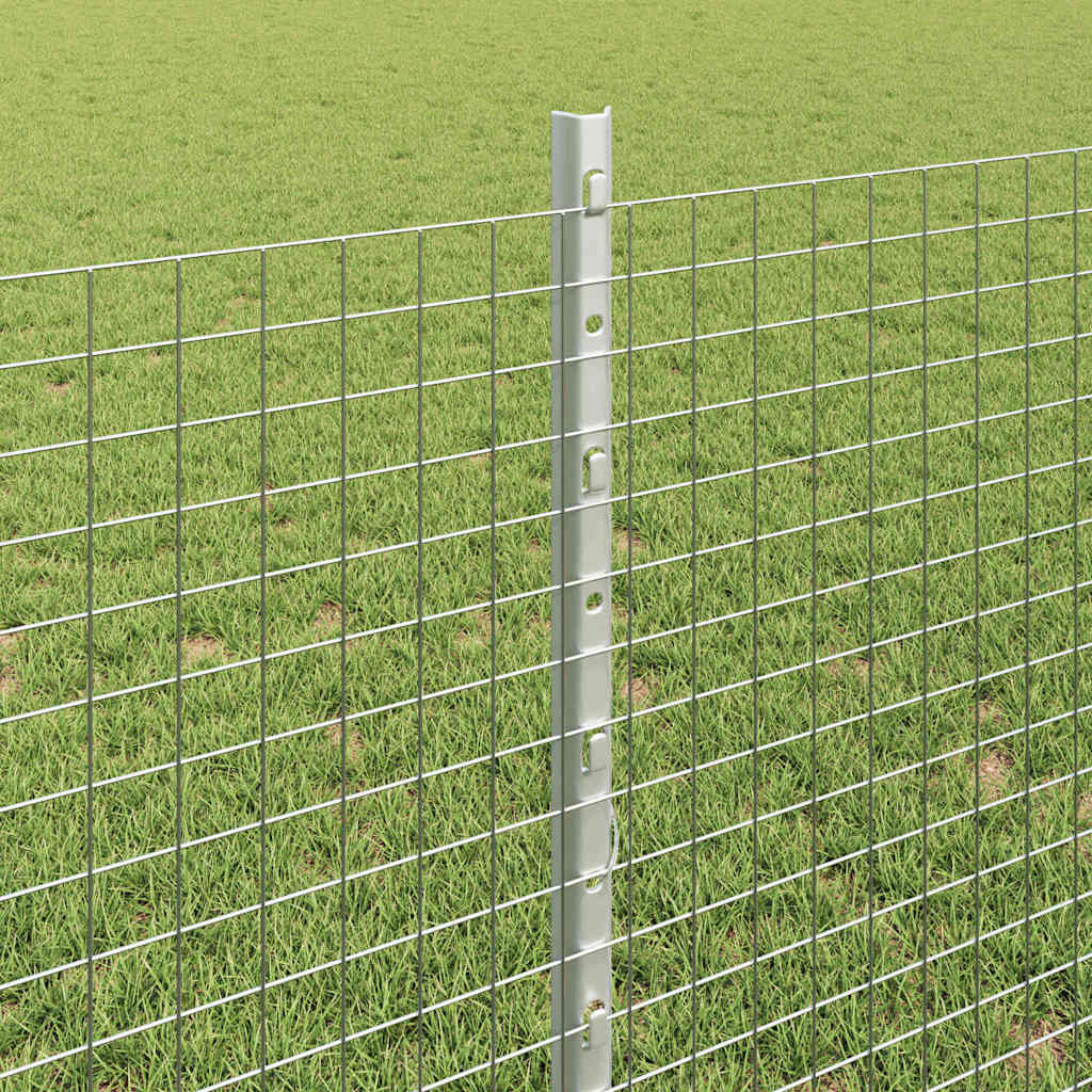 Hegesztett drótkerítés oszlopokkal 100 x 0,8 m Horganyzott Acél