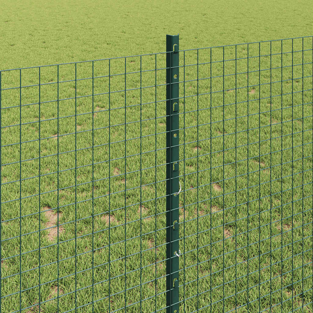 Hegesztett drótkerítés oszlopokkal 10 x 1 m Horganyzott Acél