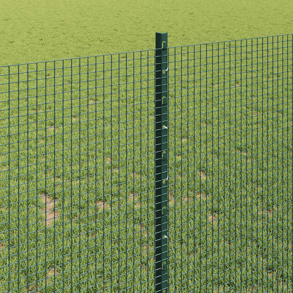 Hegesztett drótkerítés oszlopokkal 25 x 1 m Horganyzott Acél