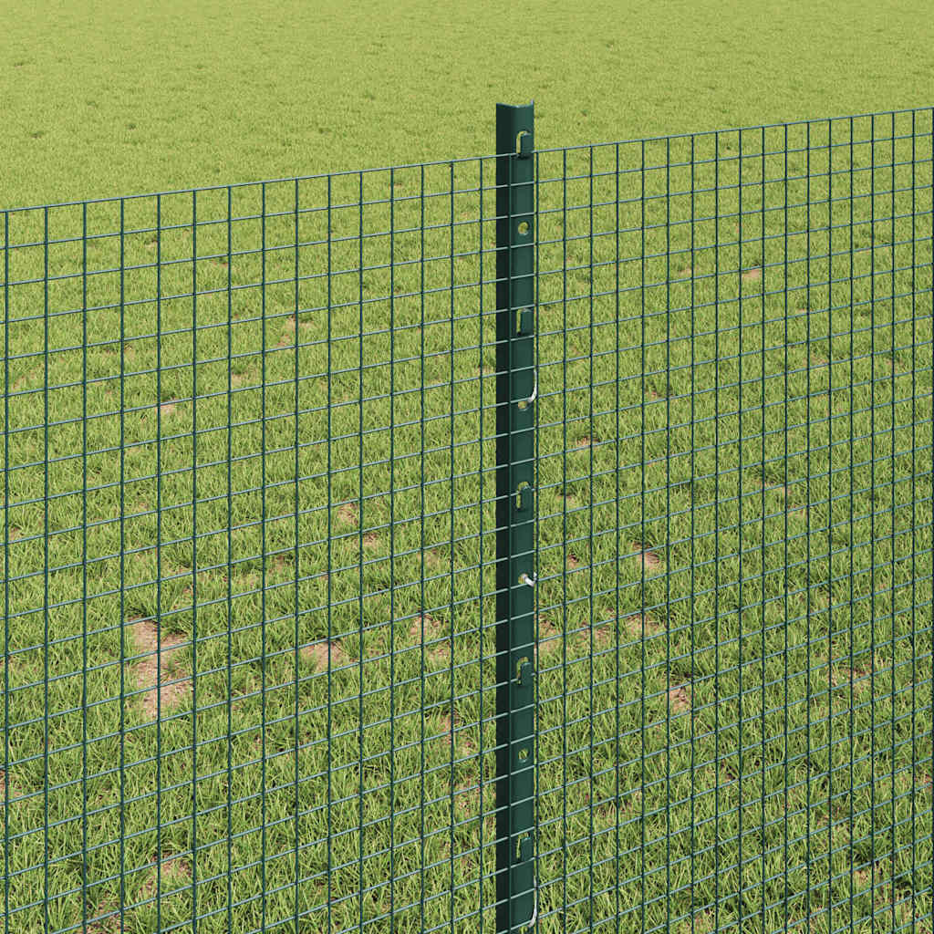 Hegesztett drótkerítés oszlopokkal 25 x 1 m Horganyzott Acél