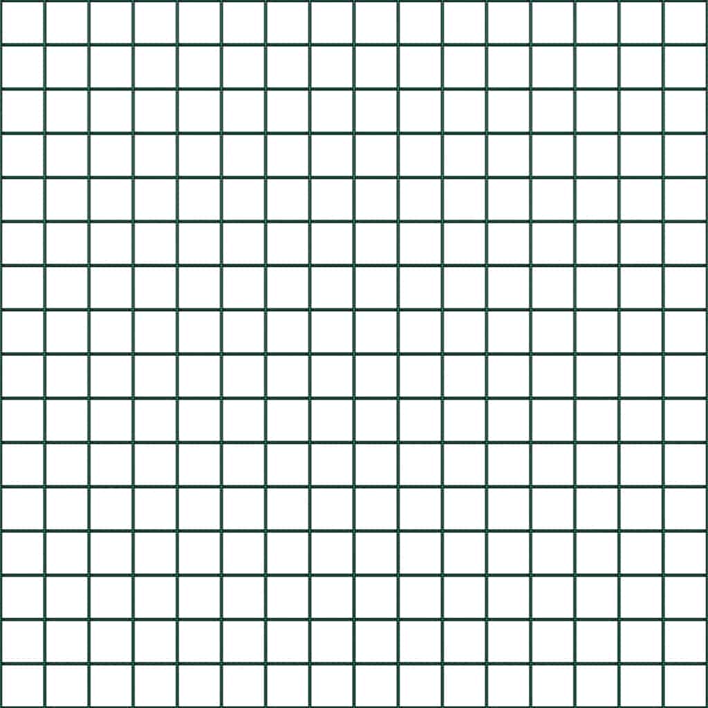 Hegesztett drótkerítés oszlopokkal 25 x 1,5 m Zöld Háló