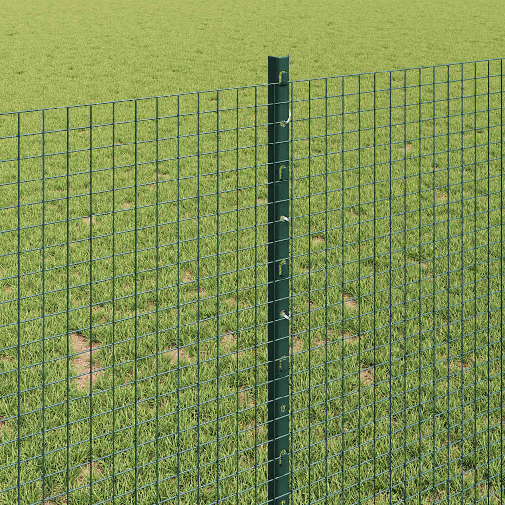 Hegesztett drótkerítés oszlopokkal 50 x 1 m PVC-bevonatos acél