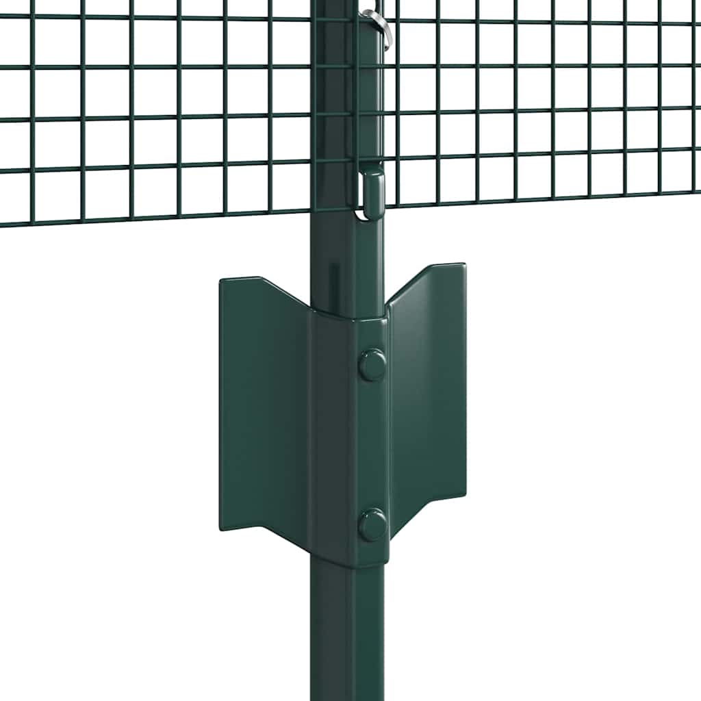 Hegesztett drótkerítés oszlopokkal 100 x 0,6 m Zöld Háló