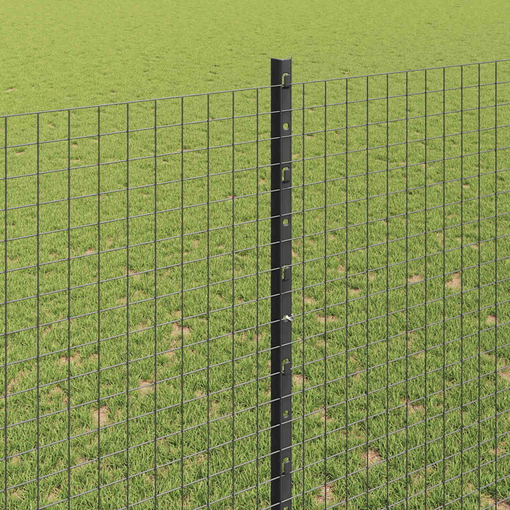 Hegesztett drótkerítés oszlopokkal 25 x 1,5 m Horganyzott Acél