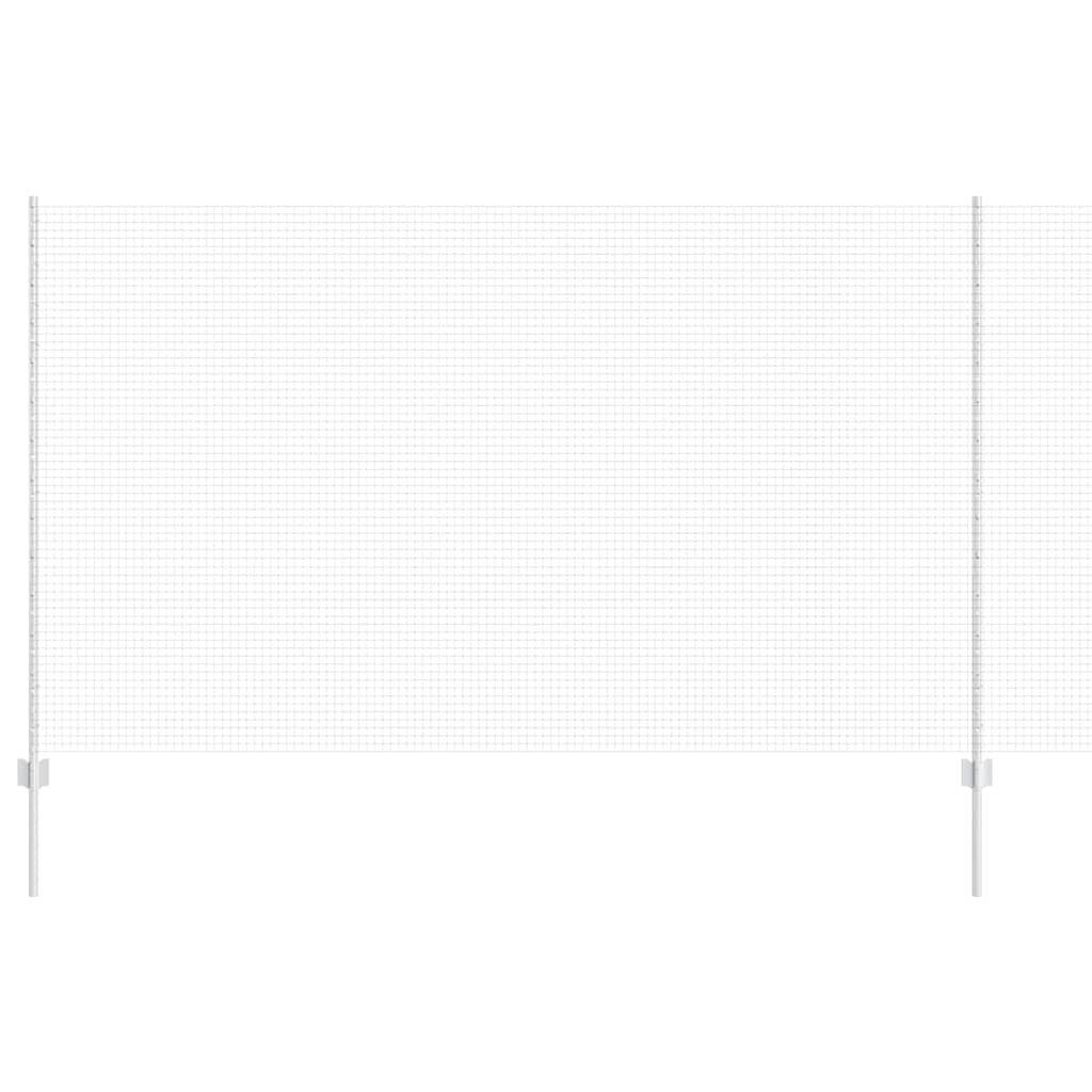 Hegesztett drótkerítés oszlopokkal 50 x 1,4 m Szürke Háló