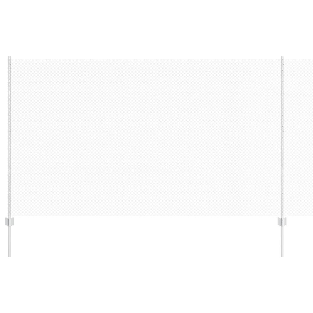 Hatszögletű kerítés oszlopokkal 50 x 1,4 m Horganyzott Acél