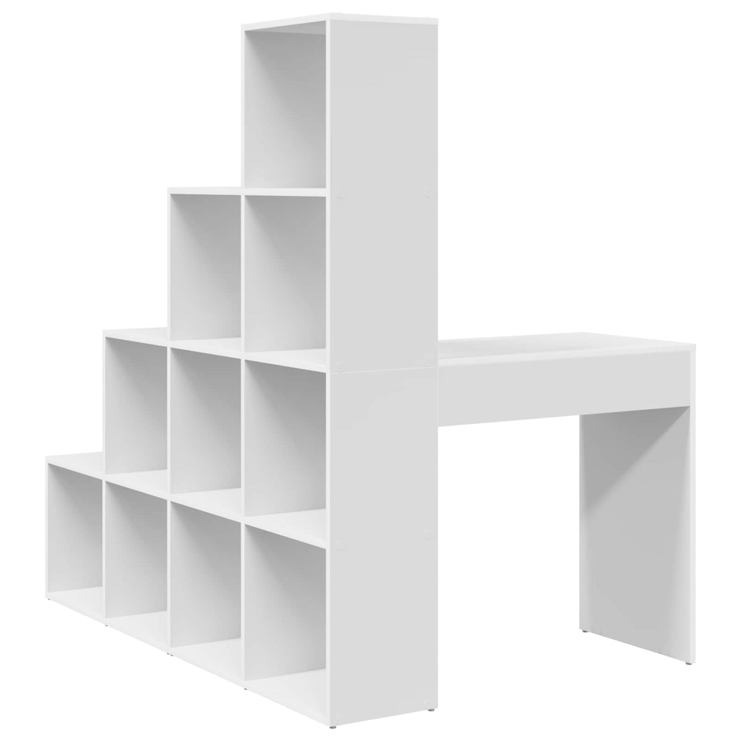 Sarokíróasztal Fehér 101,5 x 149,5 x 149,5 cm Szerelt Fa