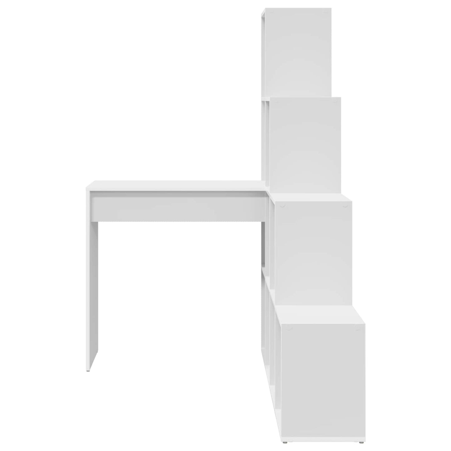 Sarokíróasztal Fehér 101,5 x 149,5 x 149,5 cm Szerelt Fa