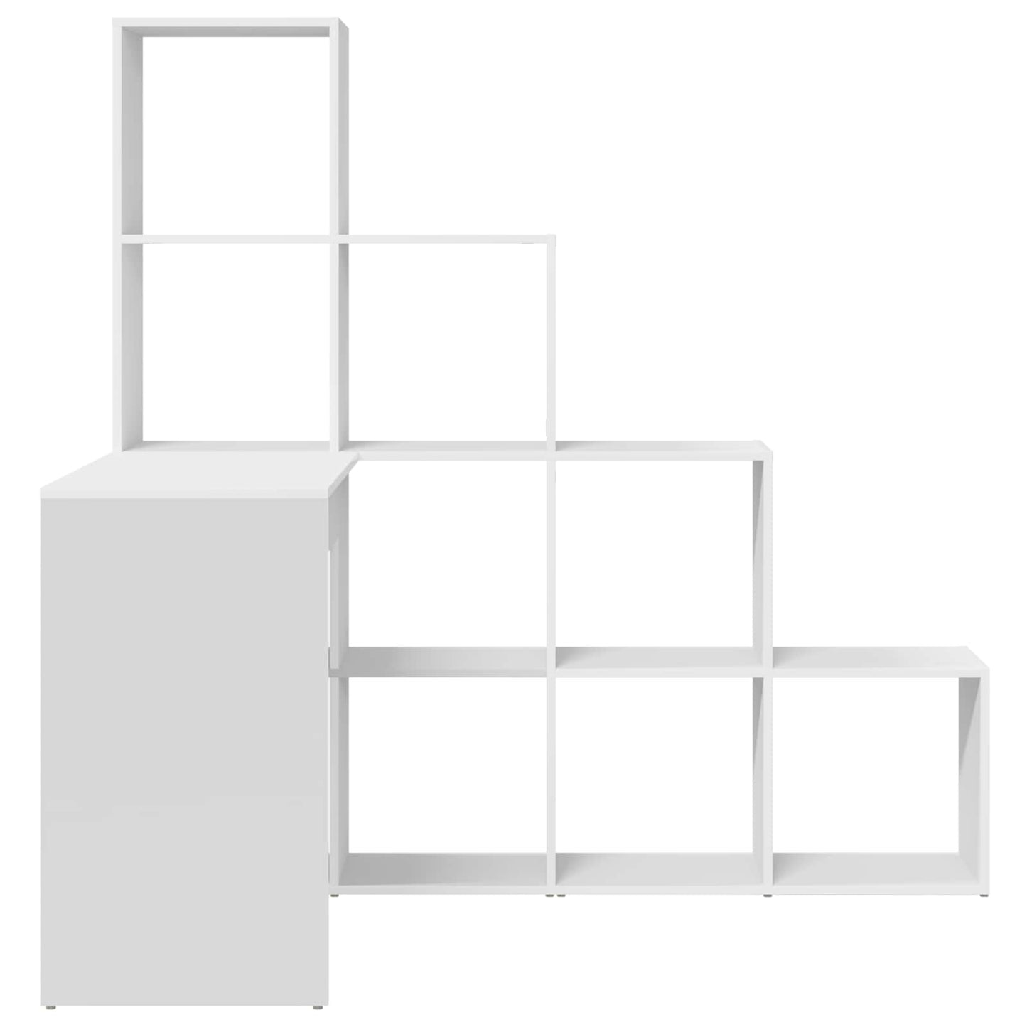 Sarokíróasztal Fehér 101,5 x 149,5 x 149,5 cm Szerelt Fa