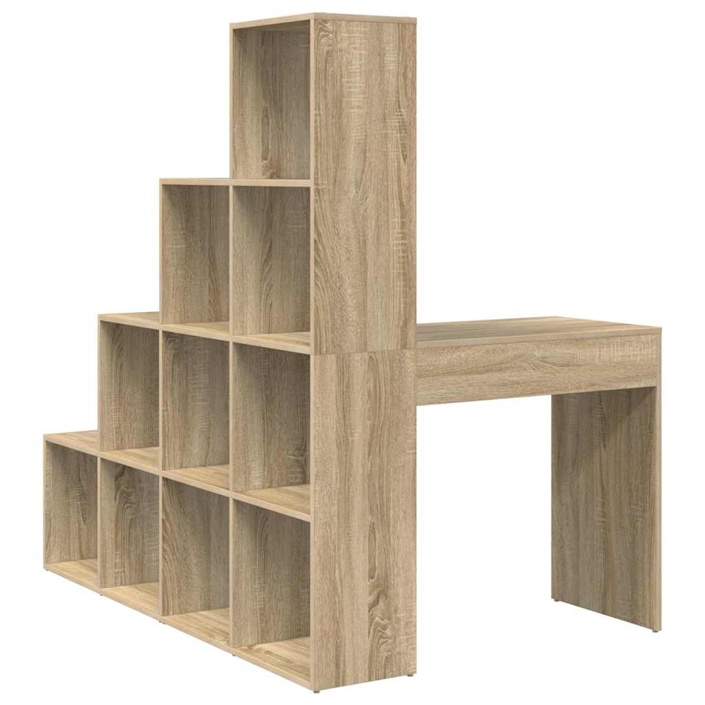 Sarokíróasztal Sonoma tölgy 101,5 x 149,5 x 149,5 cm Szerelt Fa