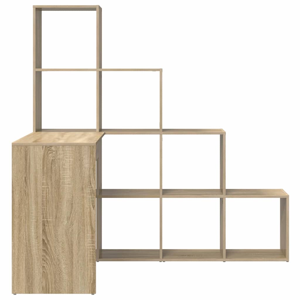 Sarokíróasztal Sonoma tölgy 101,5 x 149,5 x 149,5 cm Szerelt Fa