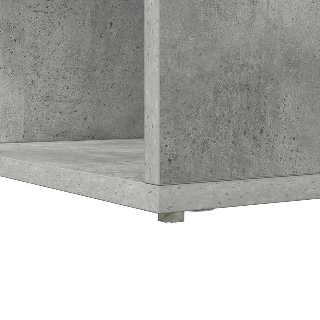 Sarokíróasztal Beton Szürke Szerelt Fa 101,5 x 149,5 x 149,5 cm