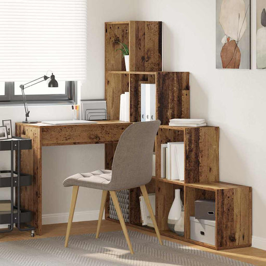 Sarokíróasztal Öreg fa 101,5 x 149,5 x 149,5 cm Faanyag