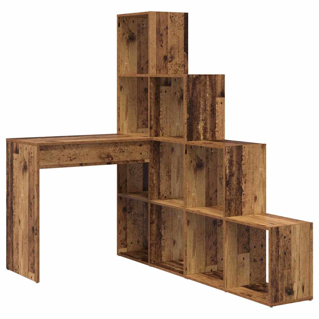 Sarokíróasztal Öreg fa 101,5 x 149,5 x 149,5 cm Faanyag