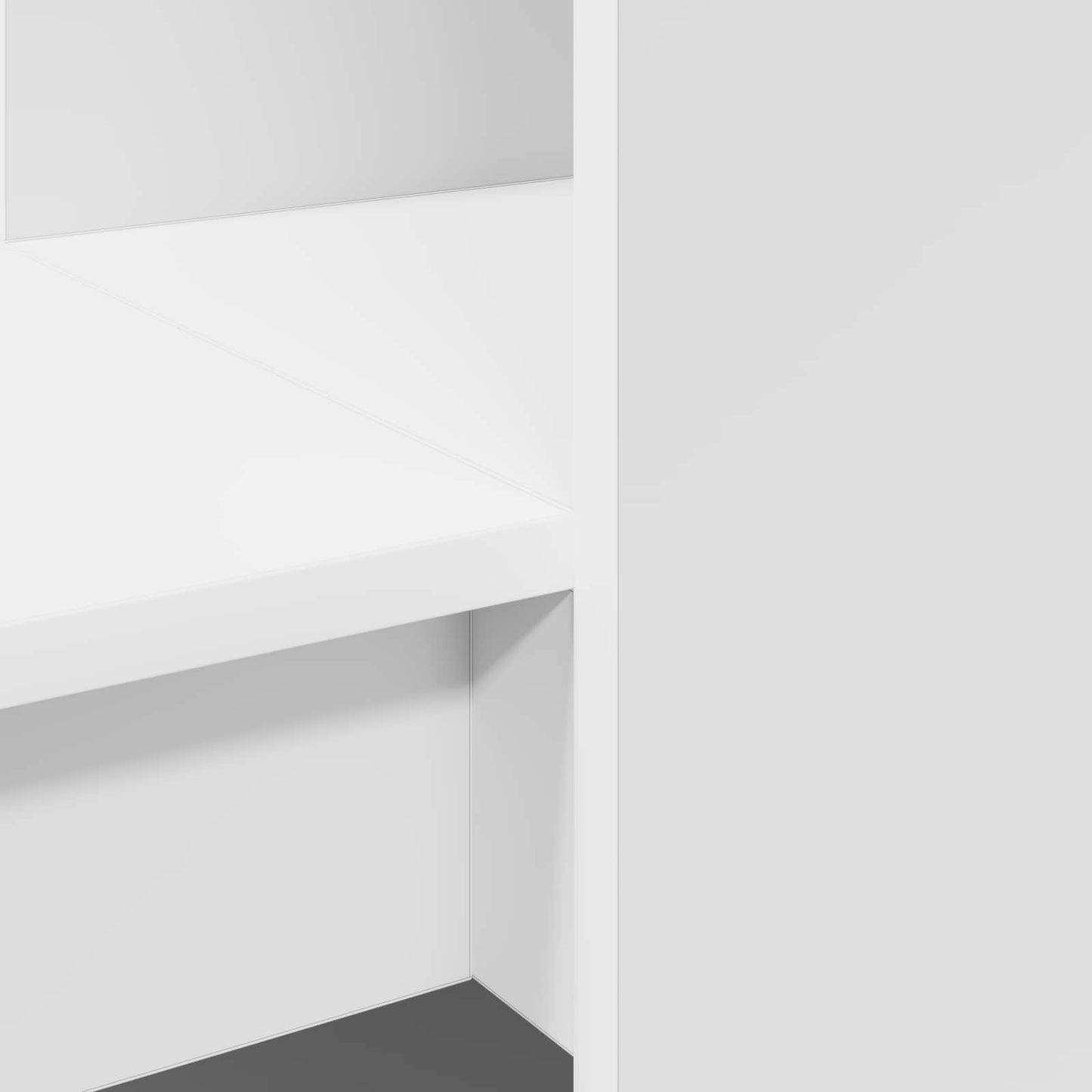 Asztal Fehér Szerelt Fa 122 x 67 x 145 cm