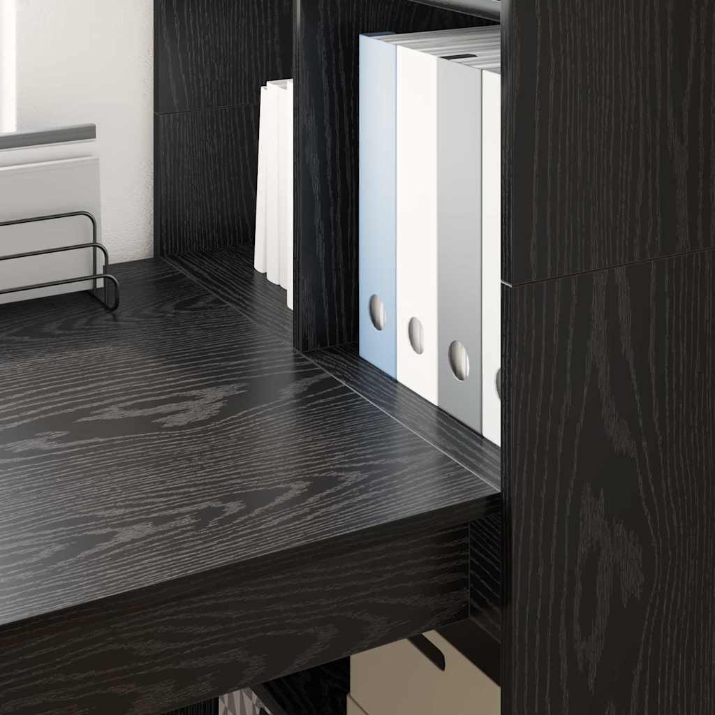 Asztal Fekete tölgy Szerelt Fa 122 x 67 x 145 cm