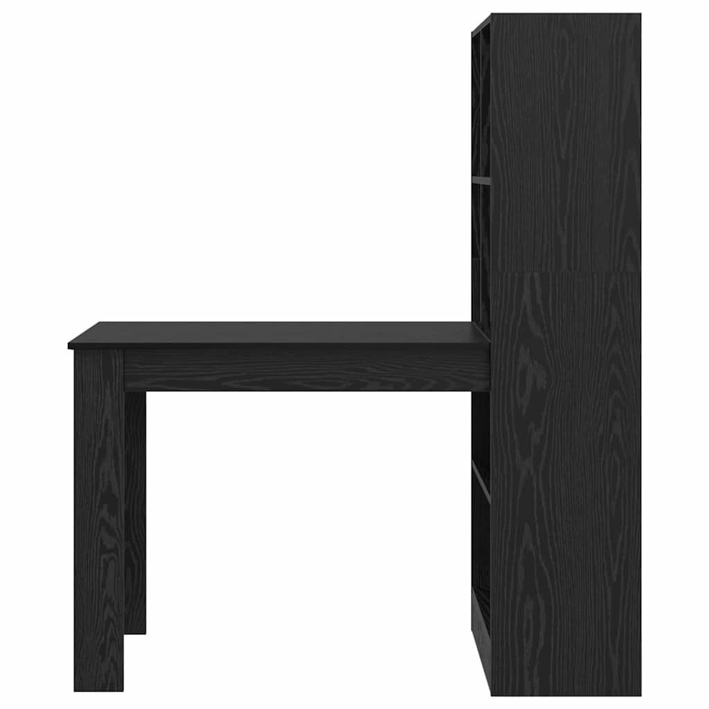 Asztal Fekete tölgy Szerelt Fa 122 x 67 x 145 cm