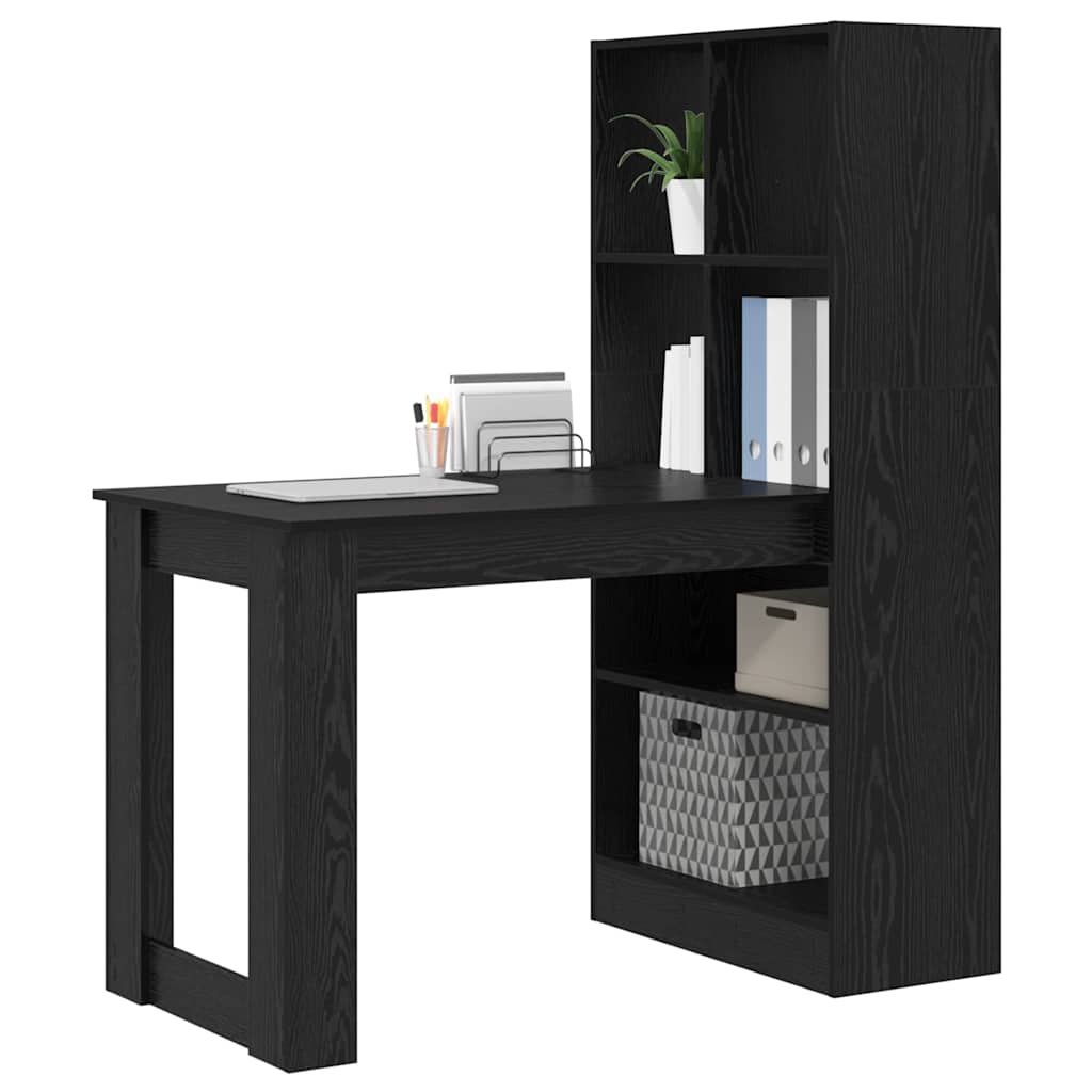 Asztal Fekete tölgy Szerelt Fa 122 x 67 x 145 cm