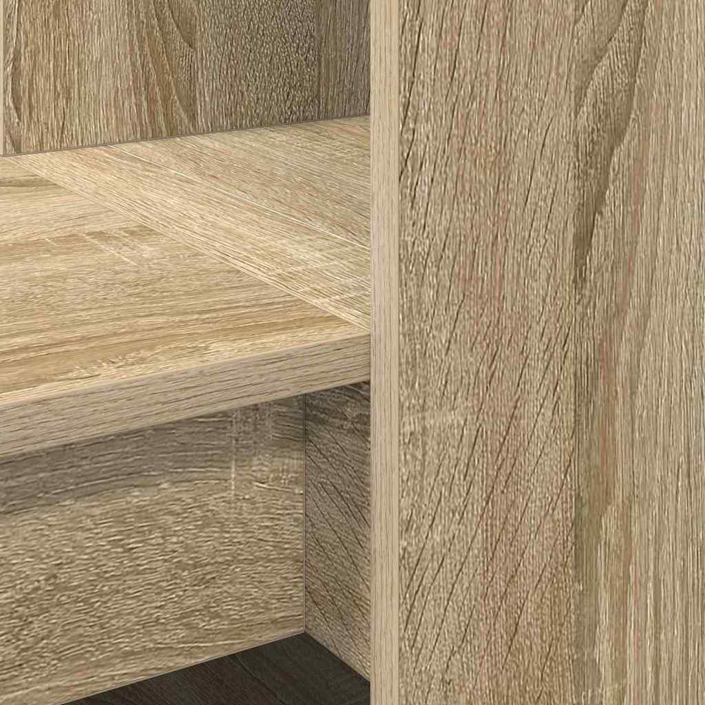 Asztal Sonoma tölgy Szerelt Fa 122 x 67 x 145 cm