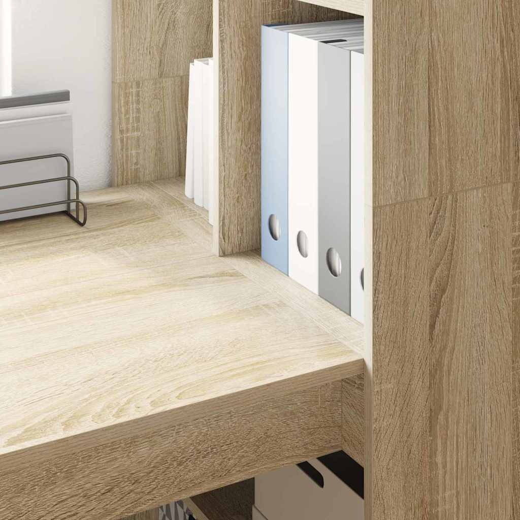 Asztal Sonoma tölgy Szerelt Fa 122 x 67 x 145 cm