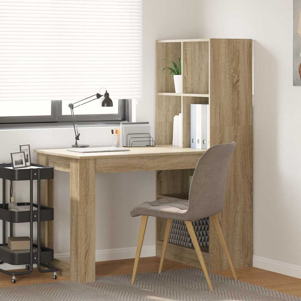 Asztal Sonoma tölgy Szerelt Fa 122 x 67 x 145 cm