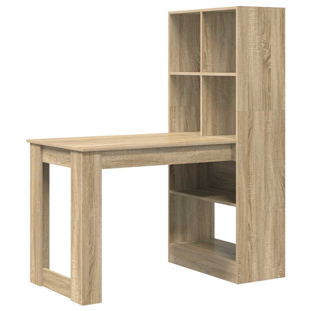 Asztal Sonoma tölgy Szerelt Fa 122 x 67 x 145 cm
