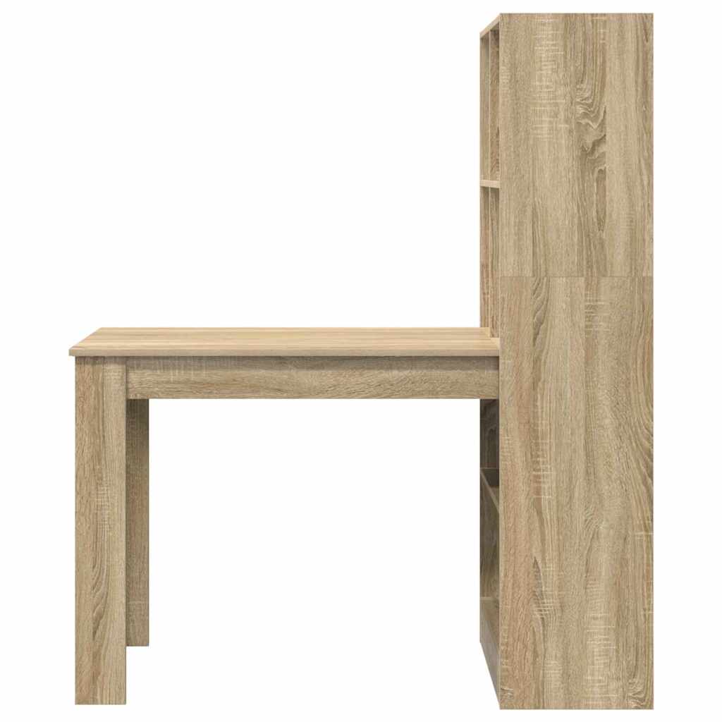 Asztal Sonoma tölgy Szerelt Fa 122 x 67 x 145 cm