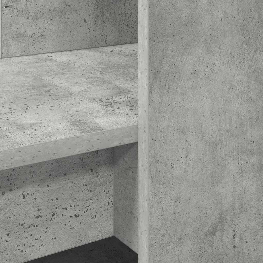 Asztal Beton Szürke Szerelt Fa 122 x 67 x 145 cm