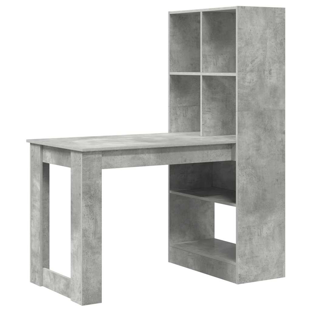 Asztal Beton Szürke Szerelt Fa 122 x 67 x 145 cm