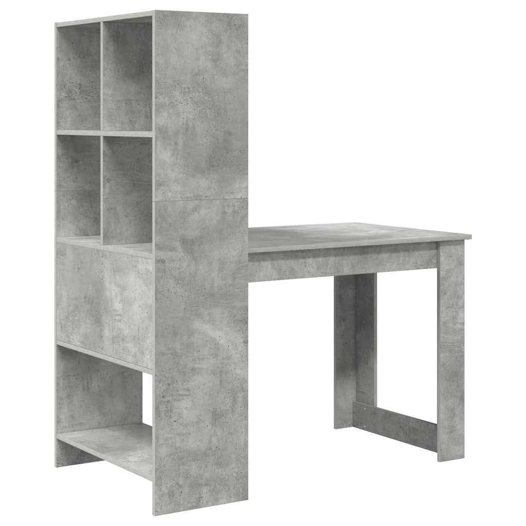 Asztal Beton Szürke Szerelt Fa 122 x 67 x 145 cm
