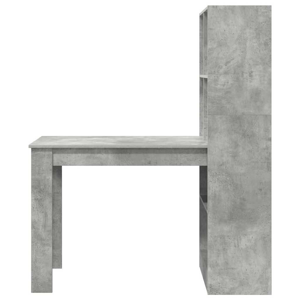 Asztal Beton Szürke Szerelt Fa 122 x 67 x 145 cm