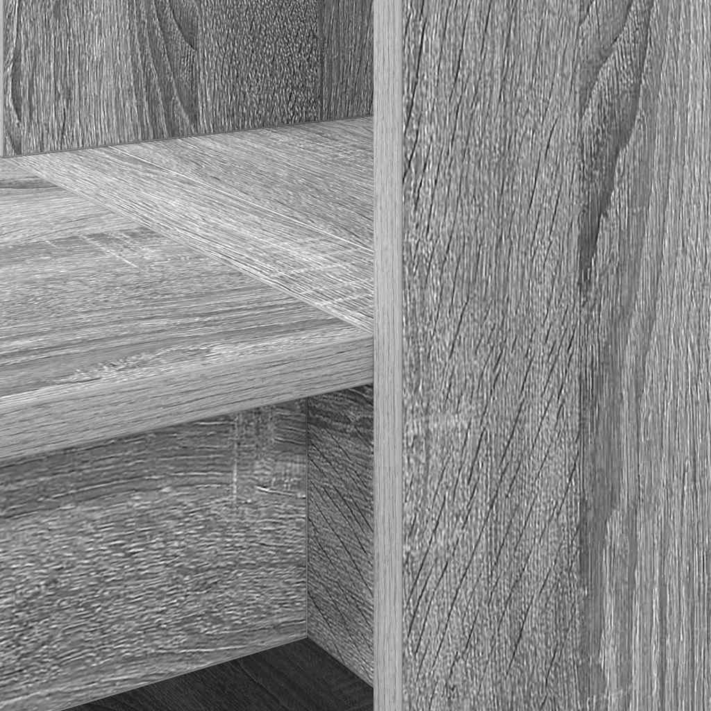 Asztal Szürke Sonoma Szerelt Fa 122 x 67 x 145 cm