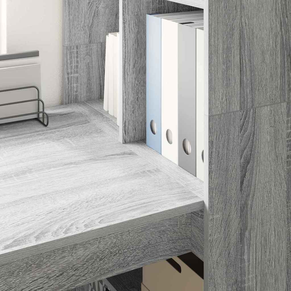 Asztal Szürke Sonoma Szerelt Fa 122 x 67 x 145 cm