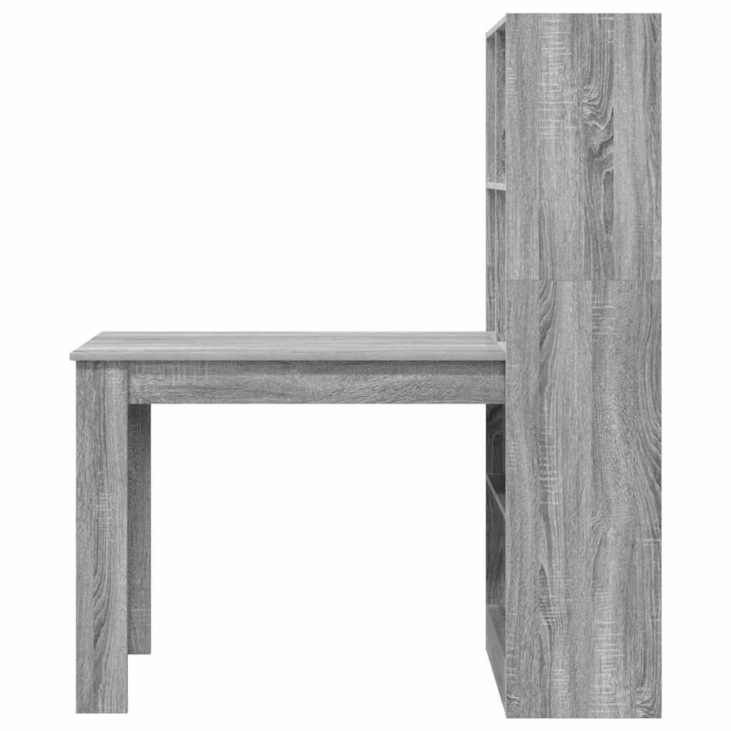 Asztal Szürke Sonoma Szerelt Fa 122 x 67 x 145 cm