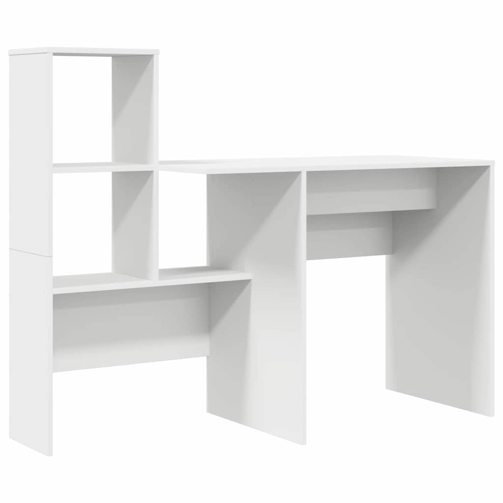 Asztal Fehér Szerelt Fa 131,5 x 50 x 106,5 cm
