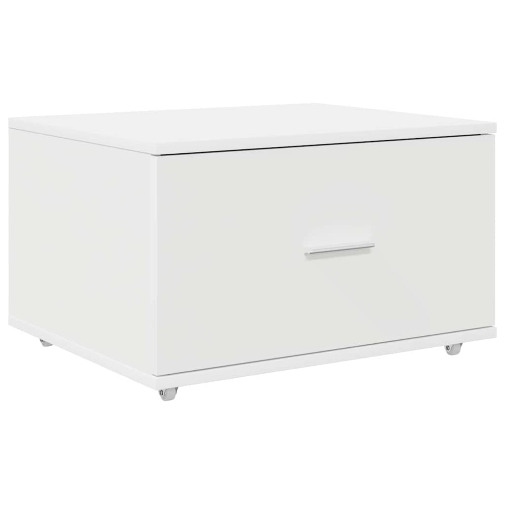 Asztal Fehér Szerelt Fa 131,5 x 50 x 106,5 cm