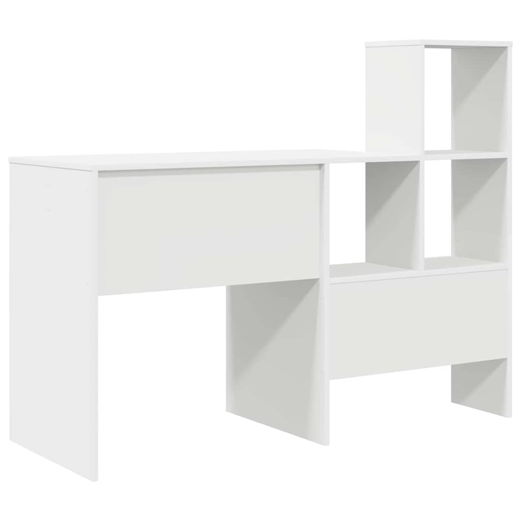 Asztal Fehér Szerelt Fa 131,5 x 50 x 106,5 cm