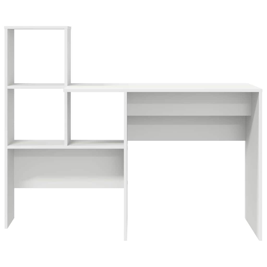 Asztal Fehér Szerelt Fa 131,5 x 50 x 106,5 cm