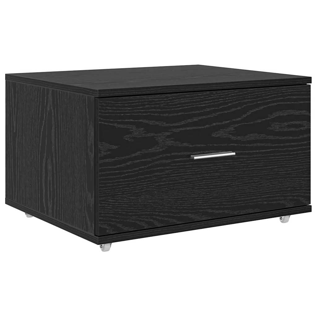 Asztal Fekete tölgy Szerelt Fa 131,5 x 50 x 106,5 cm